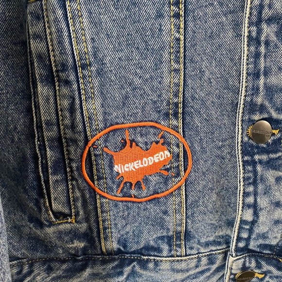 Members Only Nickelodeon Cartoon Denim Jacket Medium Rugrats CatDog Hey Arnold! - Picture 7 of 13